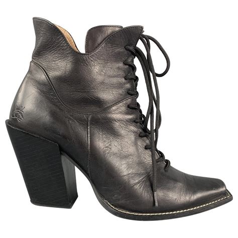 replica fluevog prince george boots|JOHN FLUEVOG Prince George Size 10 Black Leather Lace Up Ankle Boots.